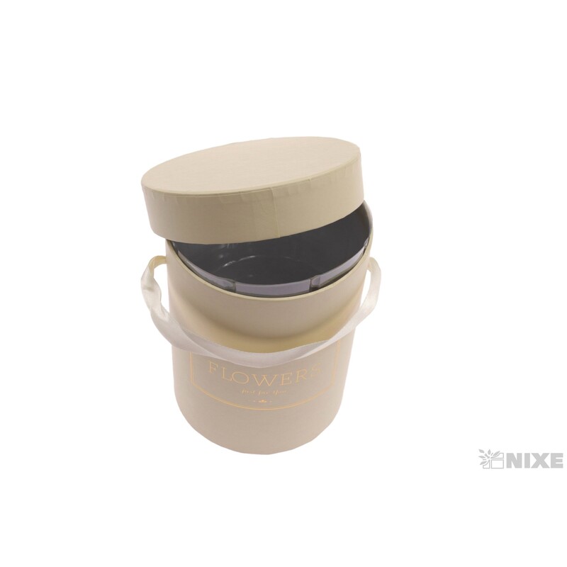 KVĚTINOVÝ BOX 11x15cm*KRÉMOVÁ