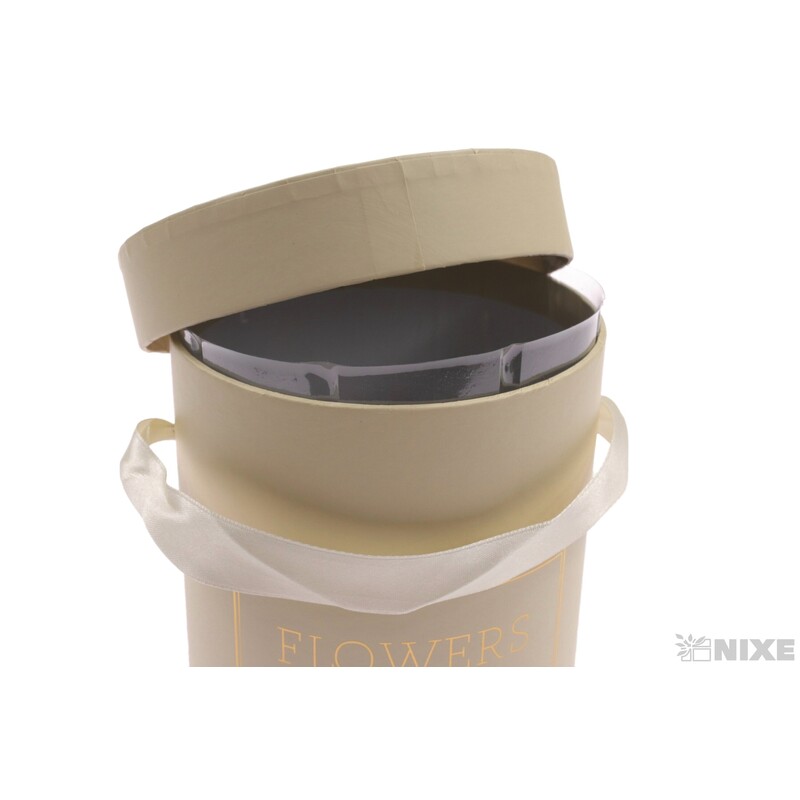 KVĚTINOVÝ BOX 11x15cm*KRÉMOVÁ