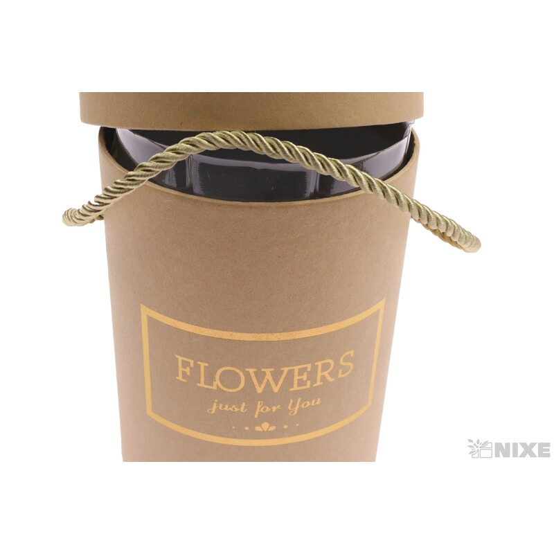 KVĚTINOVÝ BOX 11x15cm*PŘÍRODNÍ