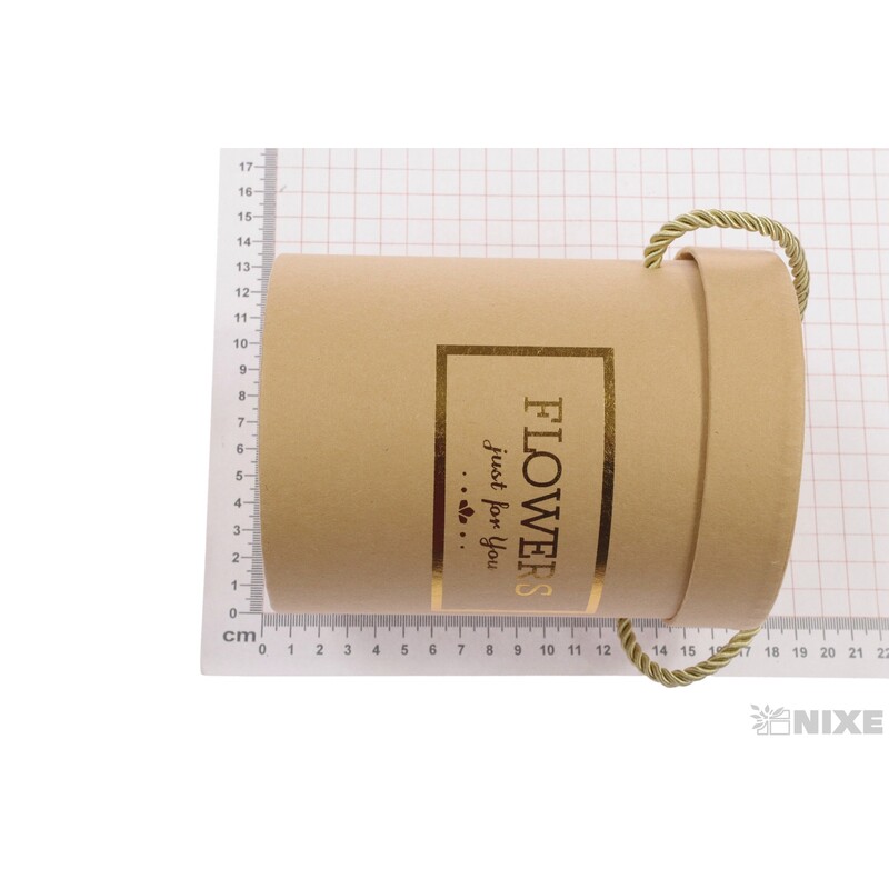 KVĚTINOVÝ BOX 11x15cm*PŘÍRODNÍ