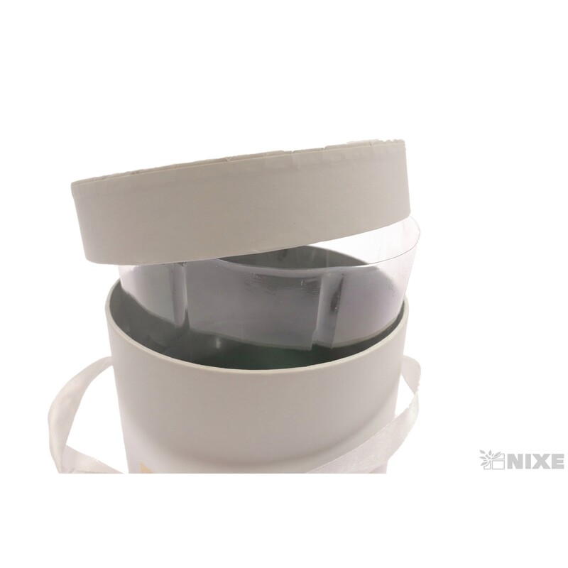 KVĚTINOVÝ BOX 11x15cm*BÍLÁ