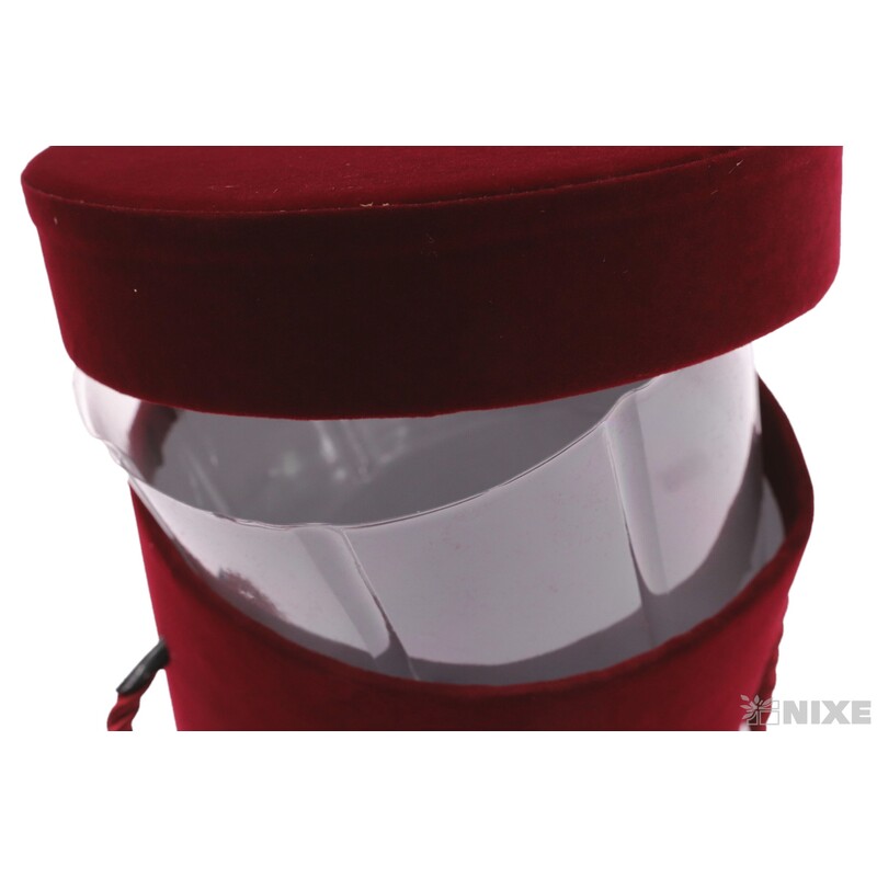 KVĚTINOVÝ BOX 11x15cm*BORDOVÁ