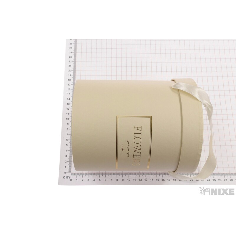 KVĚTINOVÝ BOX 14x18cm*PŘÍRODNÍ