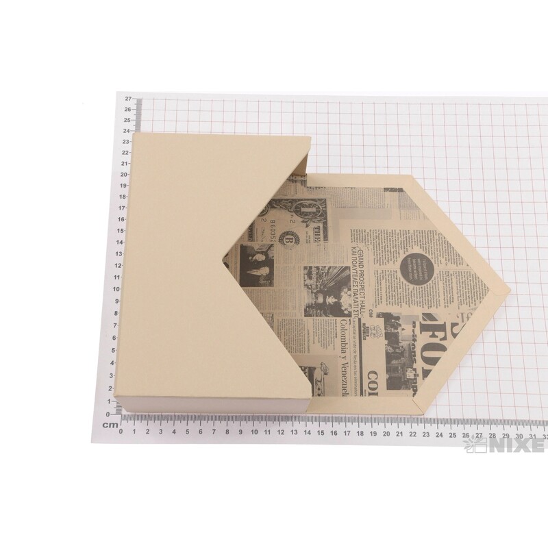 KRABICE OBÁLKA 2ks 20x29x6,5cm*KRÉMOVÁ