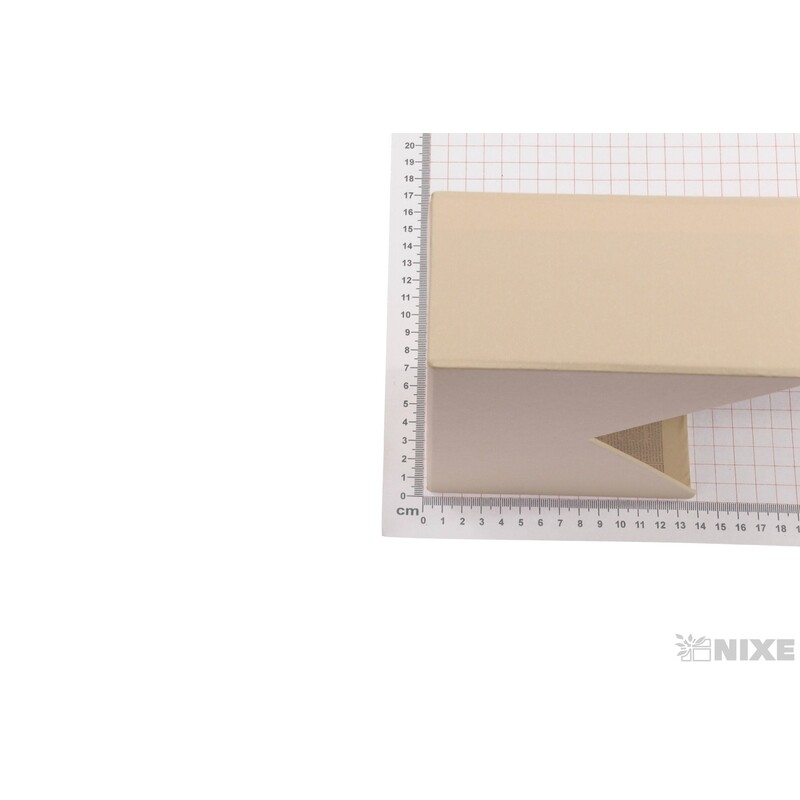 KRABICE OBÁLKA 2ks 20x29x6,5cm*KRÉMOVÁ