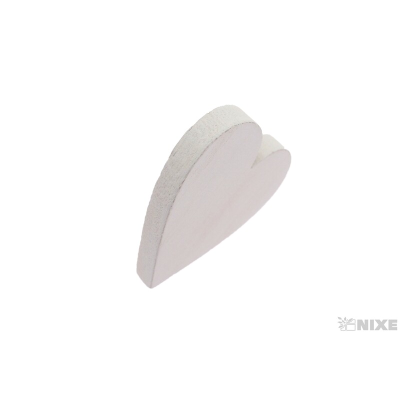 SRDCE D 5,5cm 10ks*BÍLÁ