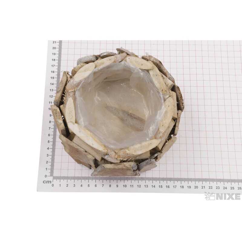 OBAL D 12x6cm*BÍLÁ