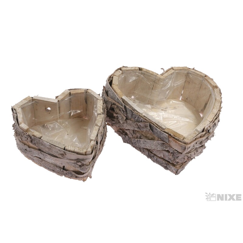 OBAL SRDCE 25x8cm 17x8*PŘÍRODNÍ