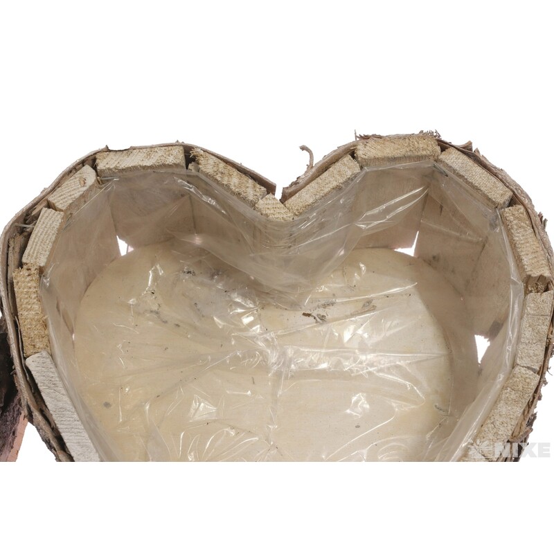 OBAL SRDCE 25x8cm 17x8*PŘÍRODNÍ