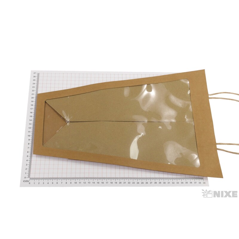 TAŠKA H OKNO 42x28x16x15cm*PŘÍRODNÍ