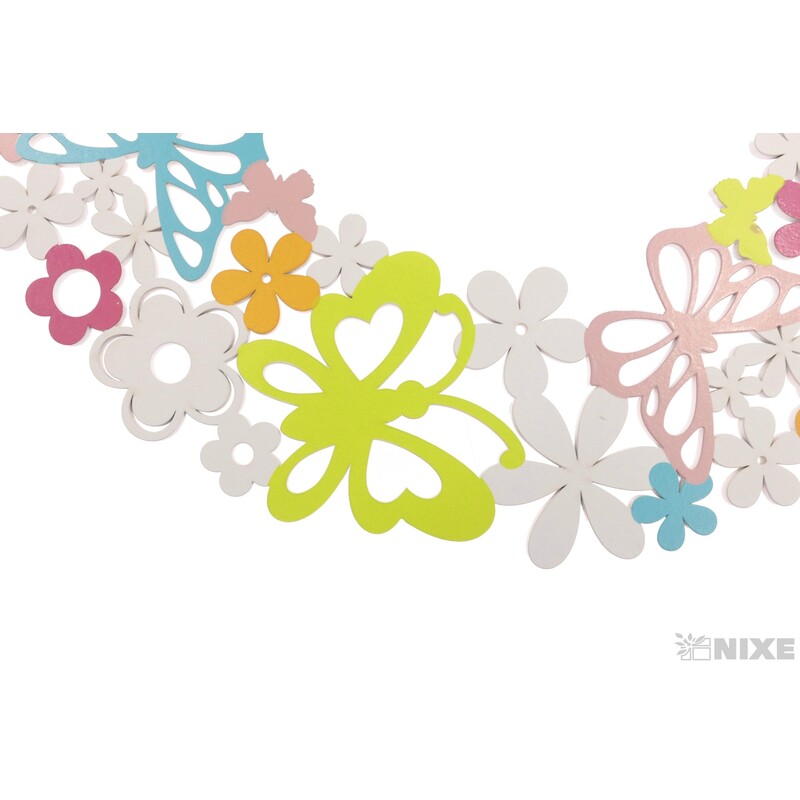 ZÁVĚS KRUH MOTÝL 45cm*MIX BAREV