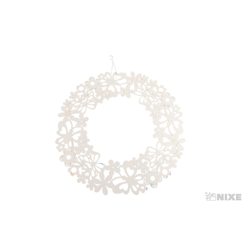 ZÁVĚS KRUH MOTÝL 45cm*MIX BAREV