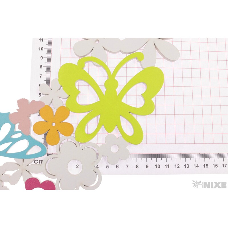 ZÁVĚS KRUH MOTÝL 45cm*MIX BAREV