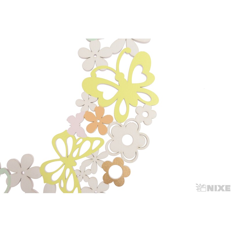 ZÁVĚS KRUH MOTÝL 45cm*MIX BAREV