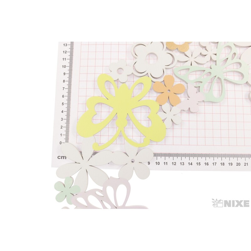 ZÁVĚS KRUH MOTÝL 45cm*MIX BAREV