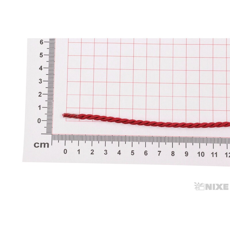 PROVÁZEK 4mmx25m*ČERVENÁ 123