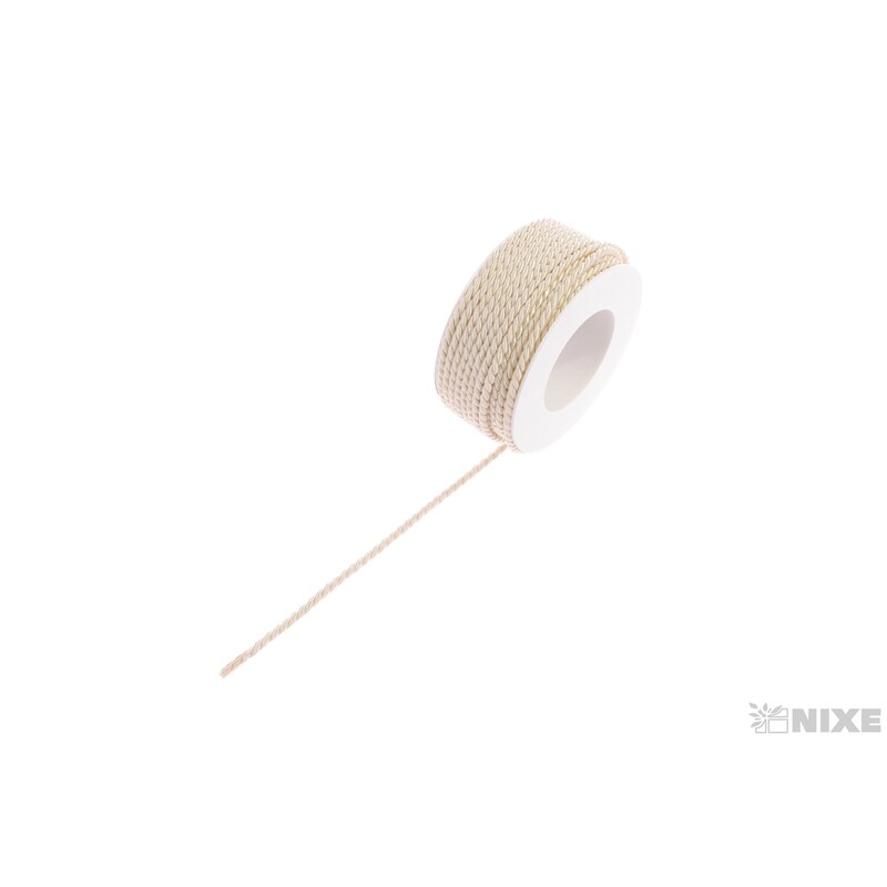 PROVÁZEK 4mmx25m*KRÉMOVÁ 420