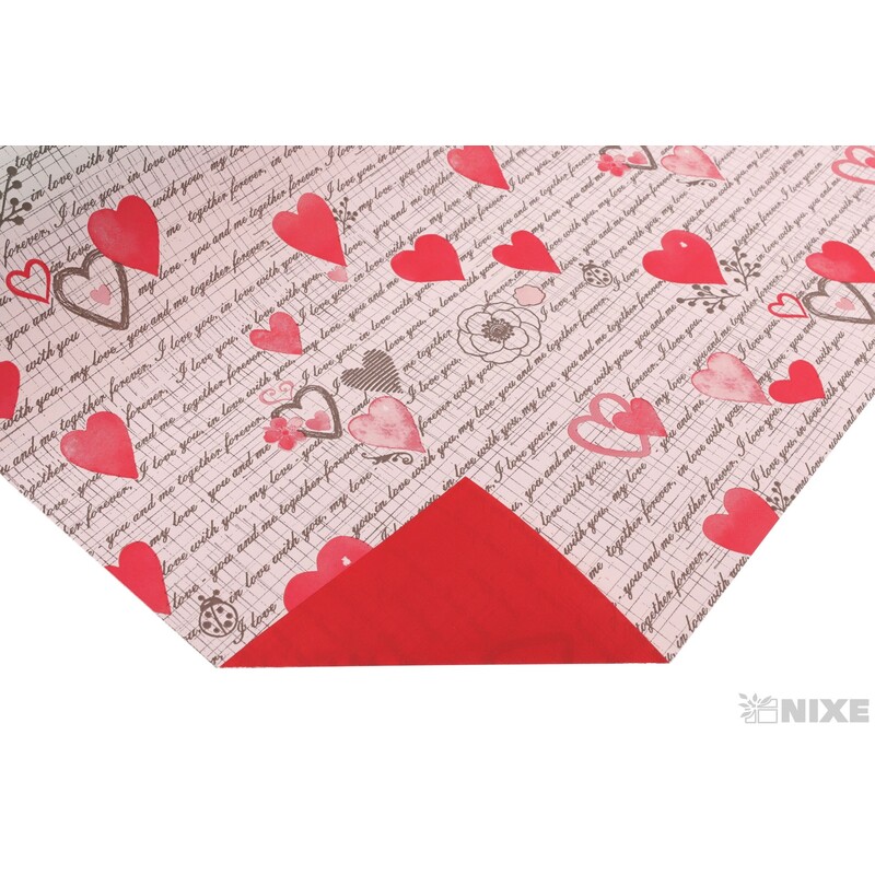 ROLE PERLA VALE 70cmx40m*ČERVENÁ