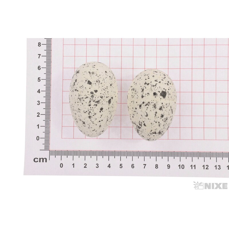 VAJÍČKA 12ks 6cm*BÍLÁ