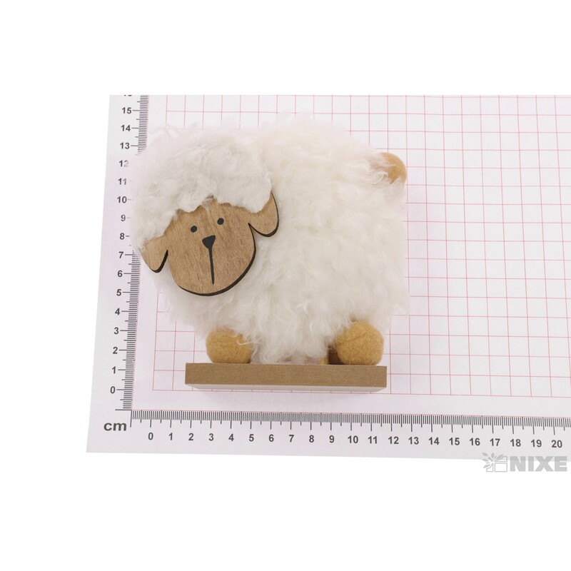 OVEČKA 13x13cm*BÍLÁ