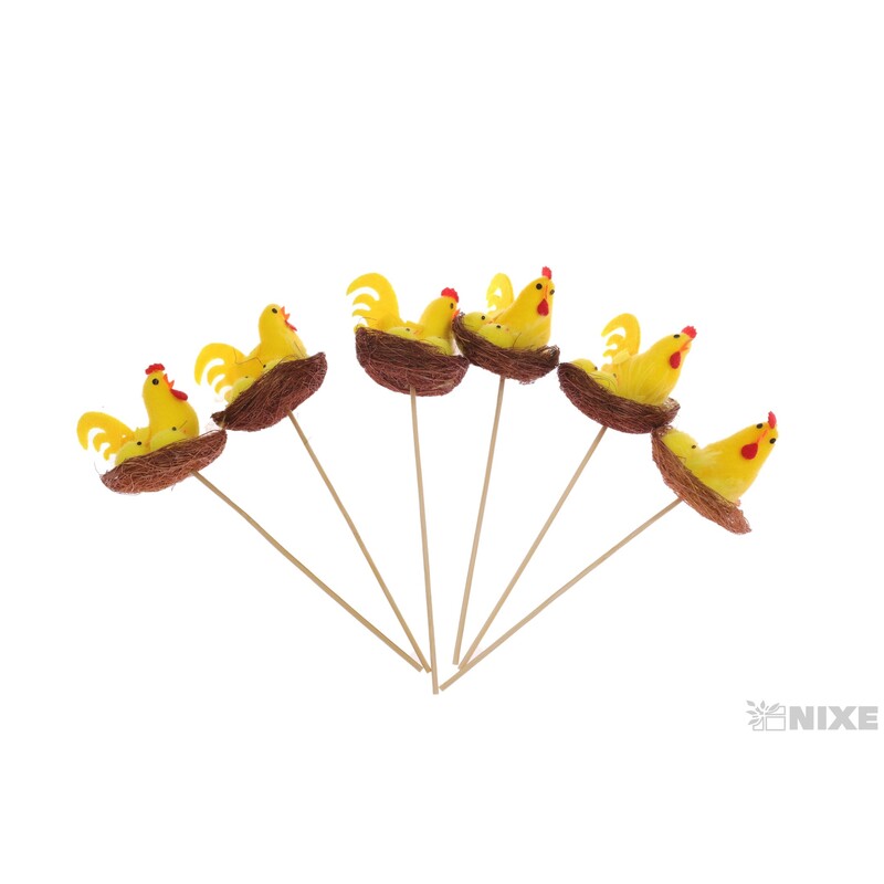 ZÁPICH KUŘÁTKA HNÍZDO 6ks 6x22cm*