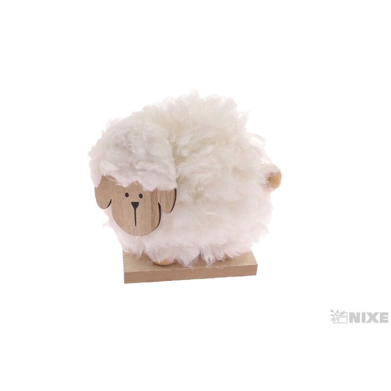 OVEČKA 11x12cm*BÍLÁ