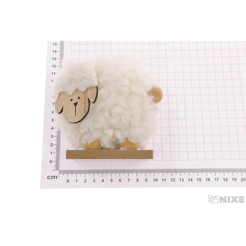 OVEČKA 11x12cm*BÍLÁ