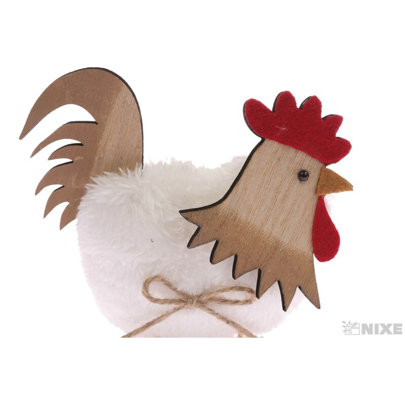 KOHOUT 11x14cm*BÍLÁ