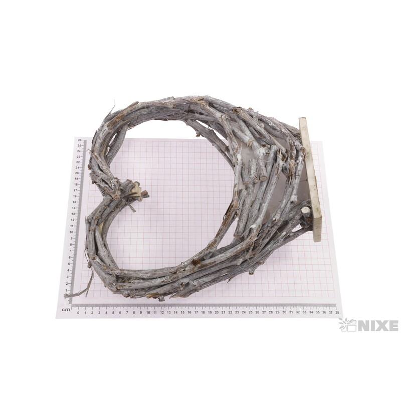 KOŠ SRDCE 13x12x9cm*ŠEDÁ