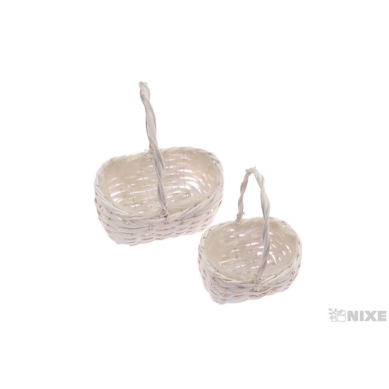 KABELKA 21x16x11cm 16x11x10cm*BÍLÁ