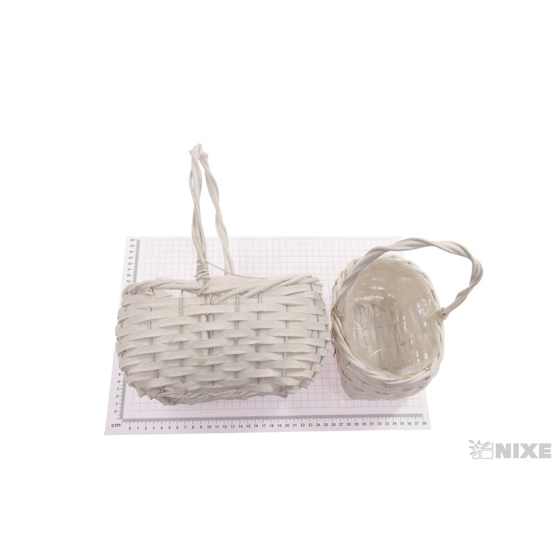 KABELKA 21x16x11cm 16x11x10cm*BÍLÁ