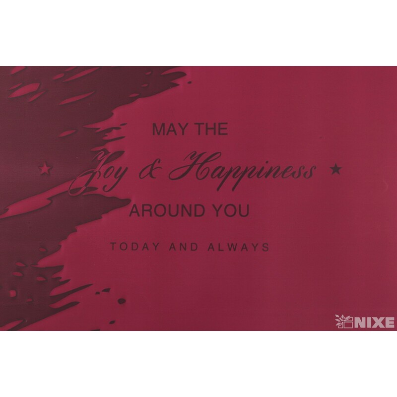 ARCH PLAST 58x58cm 20ks*BORDOVÁ