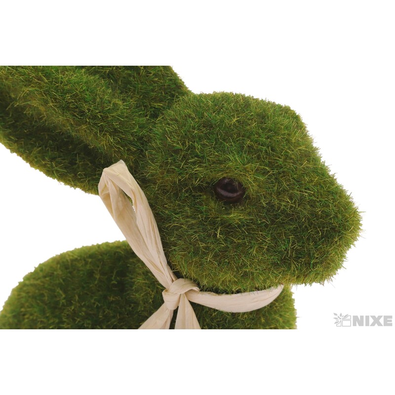 ZAJÍC 07x19x11cm*ZELENÁ