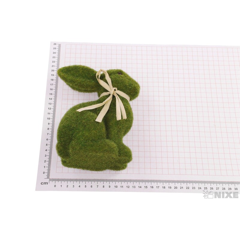 ZAJÍC 07x19x11cm*ZELENÁ