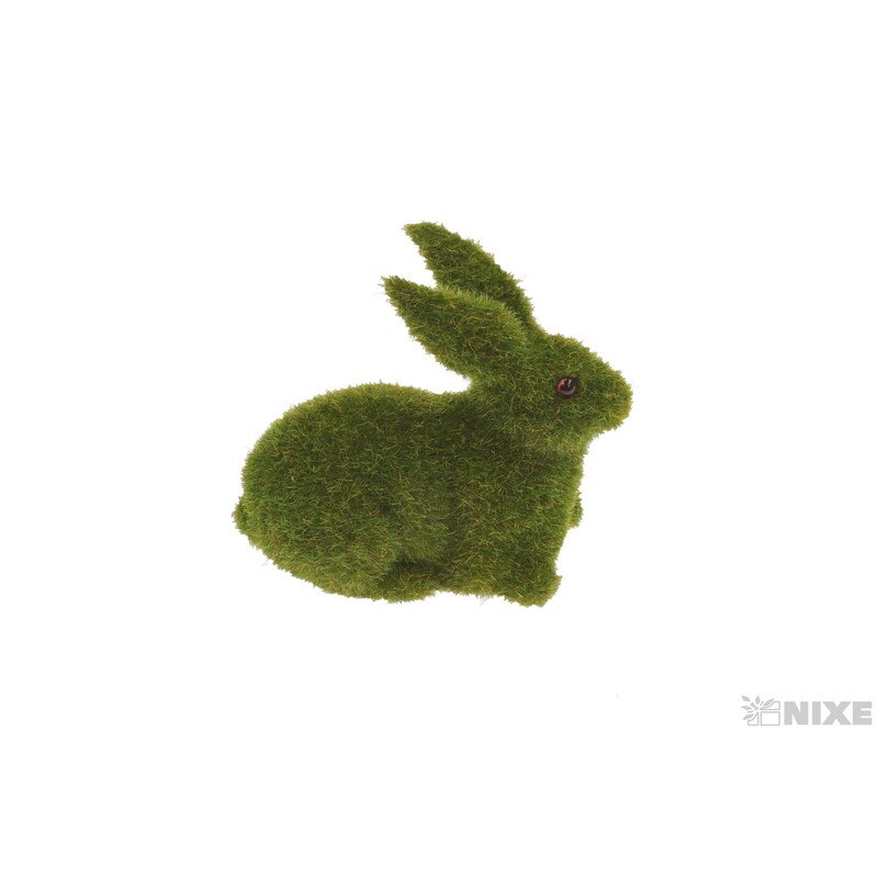 ZAJÍC 05x10x11cm*ZELENÁ