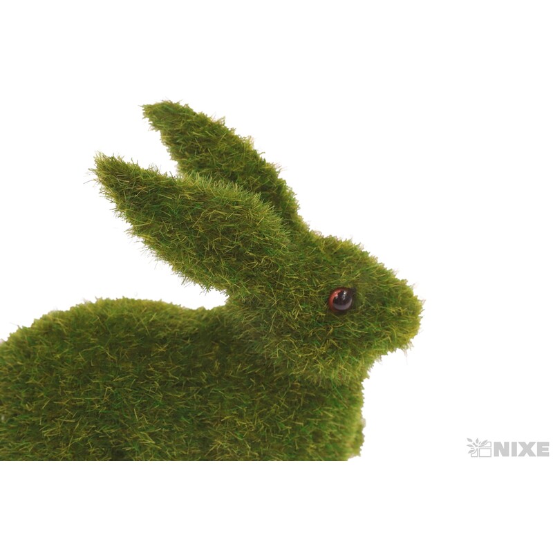 ZAJÍC 05x10x11cm*ZELENÁ