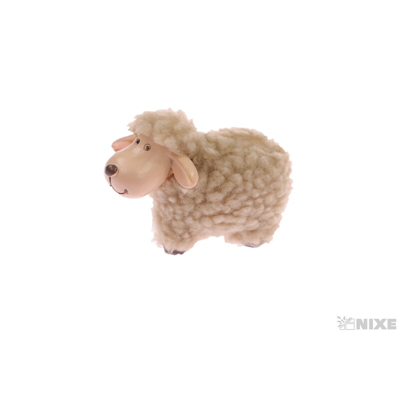 OVEČKA 09x7cm*KRÉMOVÁ