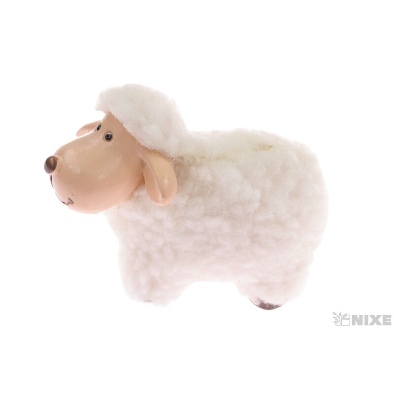 OVEČKA 09x7cm*BÍLÁ