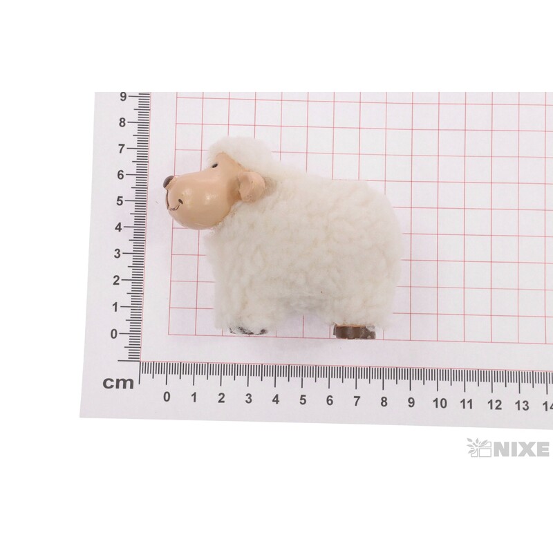 OVEČKA 09x7cm*BÍLÁ