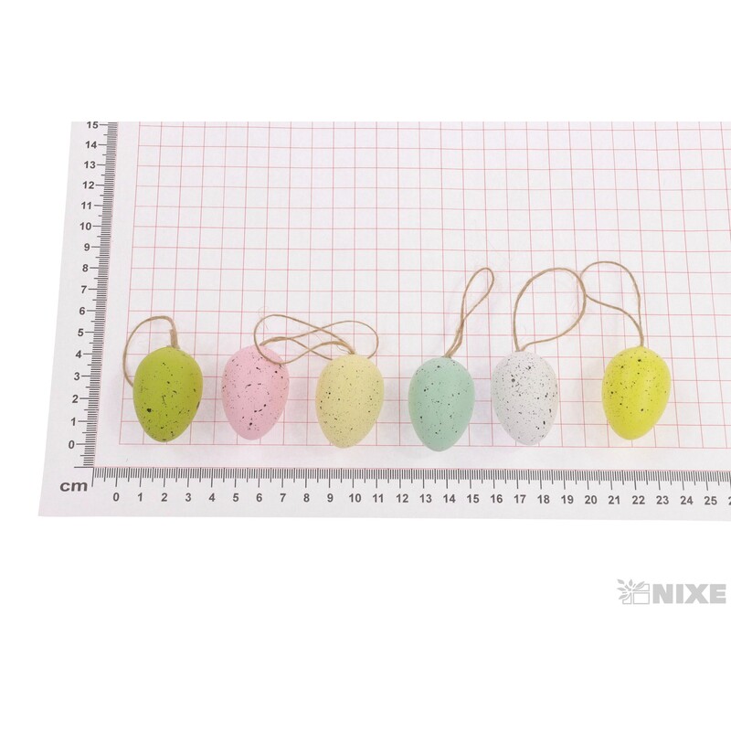 VAJÍČKA 12ks 3,5cm*MIX BAREV