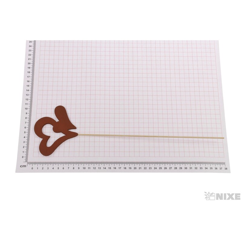 ZÁPICH D SRDCE 11x9x38cm 5ks*MIX BAREV