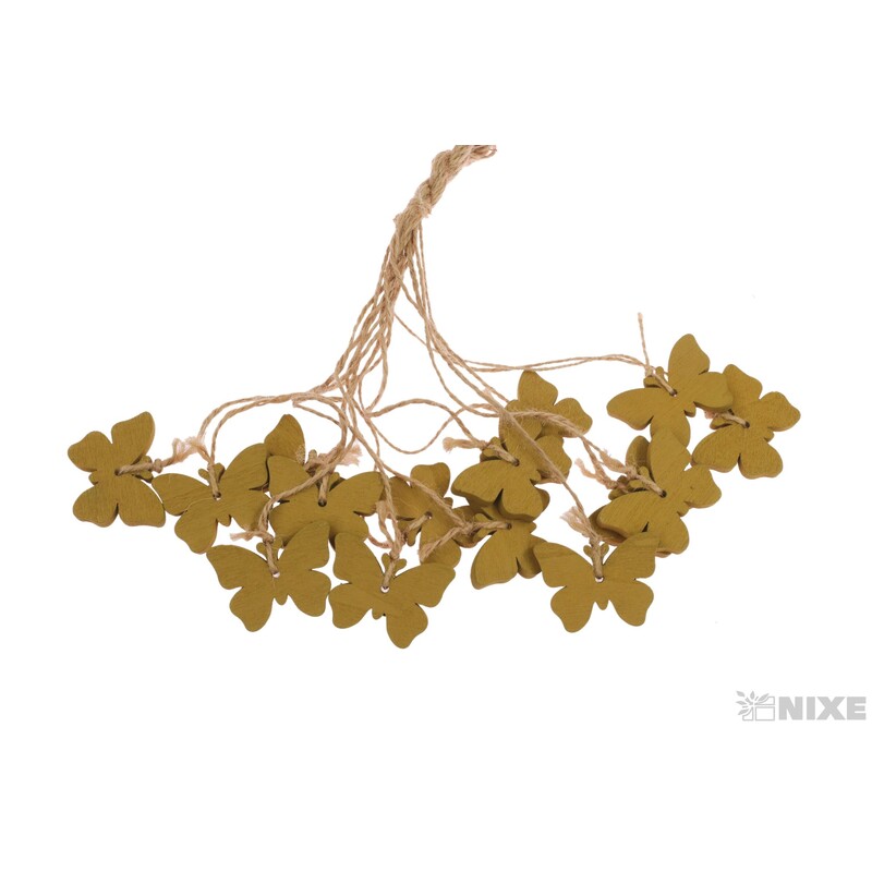 ZÁVĚS MOTÝL 4x3cm 15ks*SKOŘICOVÁ