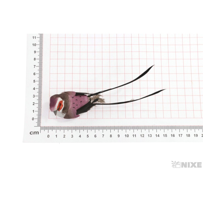 PTÁČEK  KLIPS 11cm 10ks*MIX BAREV