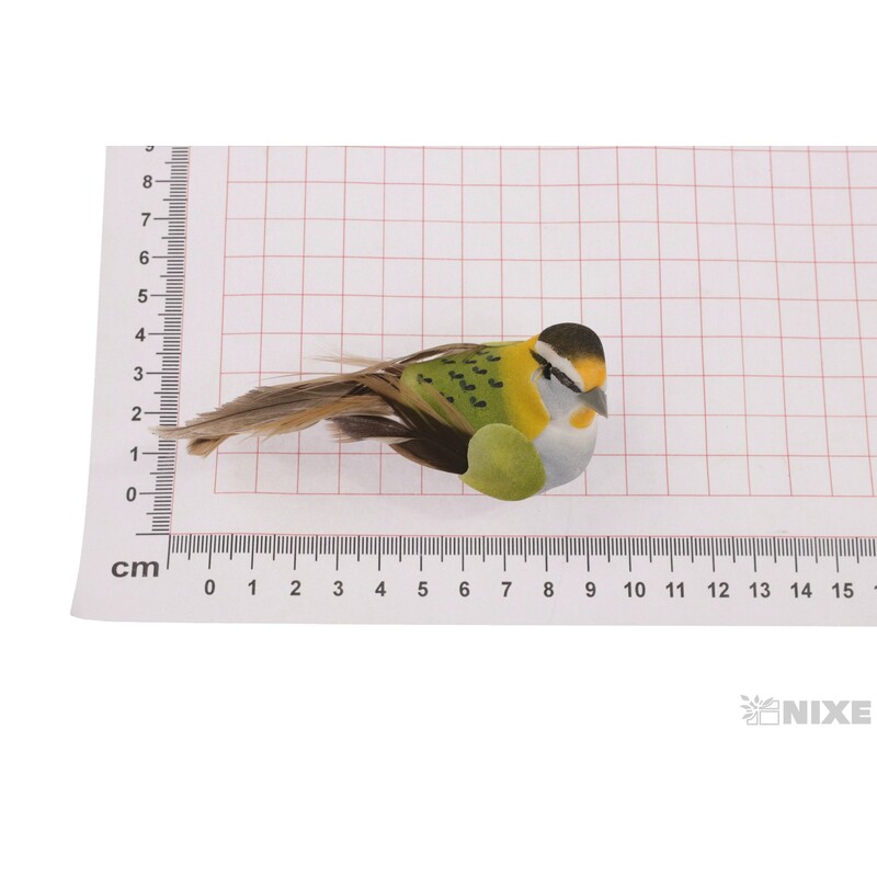 PTÁČEK  KLIPS 10cm 6ks*MIX BAREV