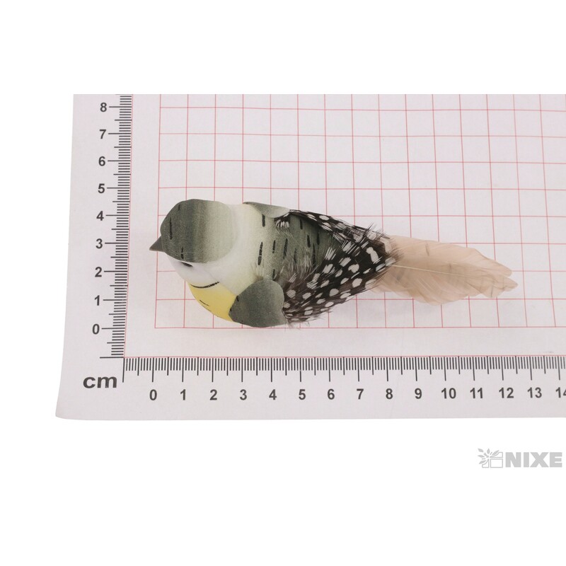 PTÁČEK  KLIPS 12cm 6ks*MIX BAREV