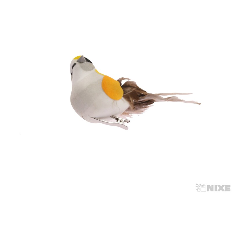 PTÁČEK  KLIPS 10cm 6ks*MIX BAREV