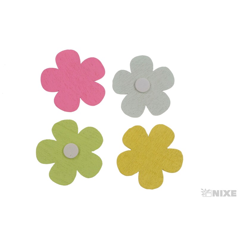 KVÍTEK D NALEPOVACÍ 3,5cm 20ks*MIX BAREV