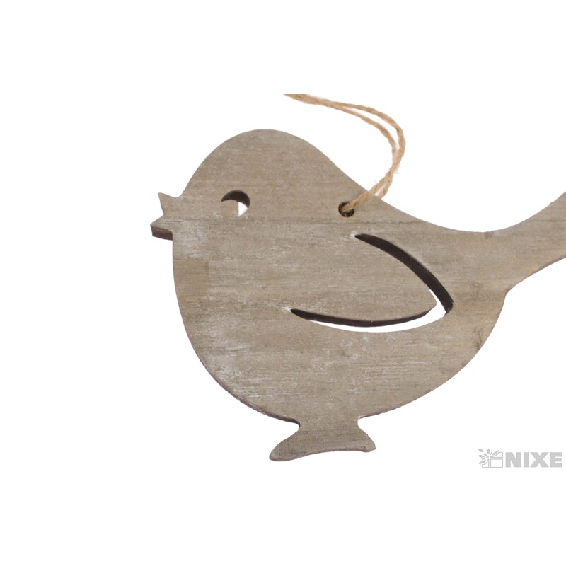 ZÁVĚS D PTÁČEK 5-12cm 4ks*PŘÍRODNÍ