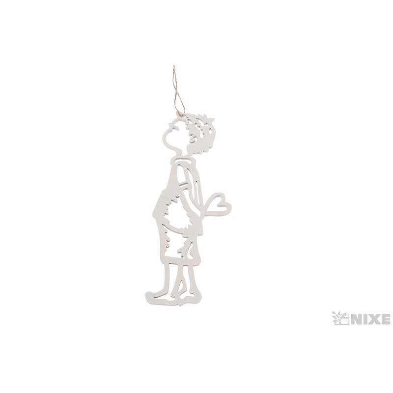 ZÁVĚS KLUK 10x28cm*BÍLÁ