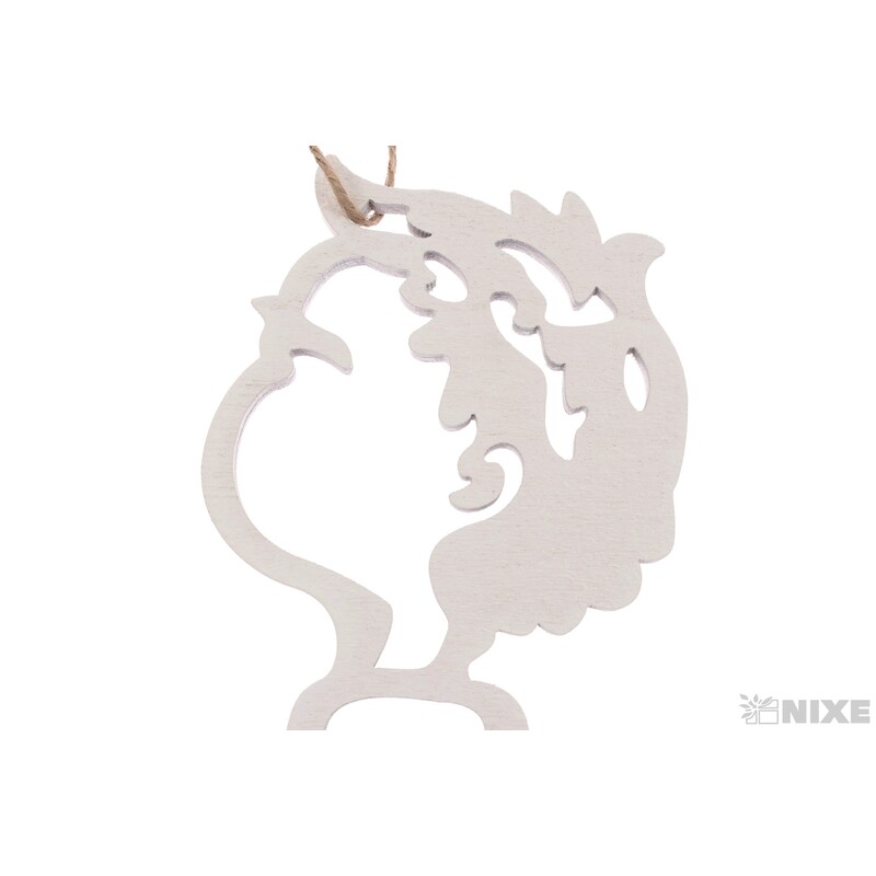 ZÁVĚS KLUK 10x28cm*BÍLÁ